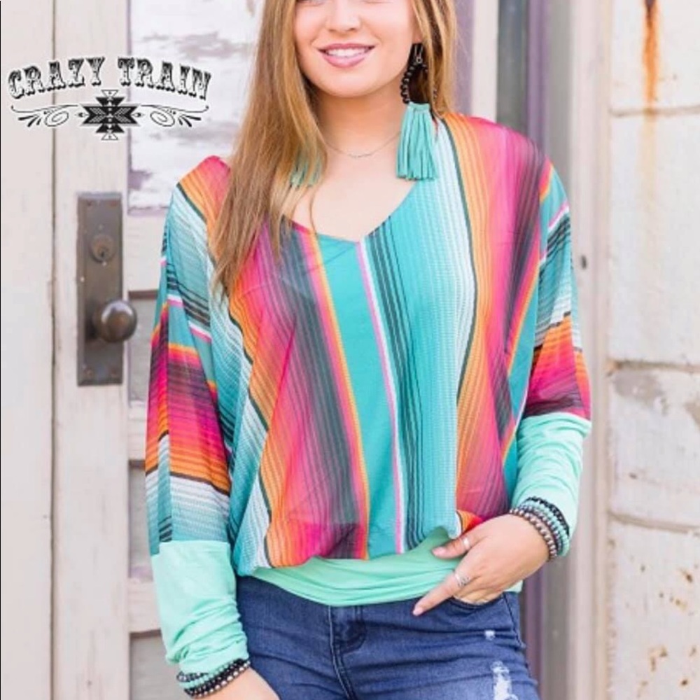 Crazy Train Serape Top